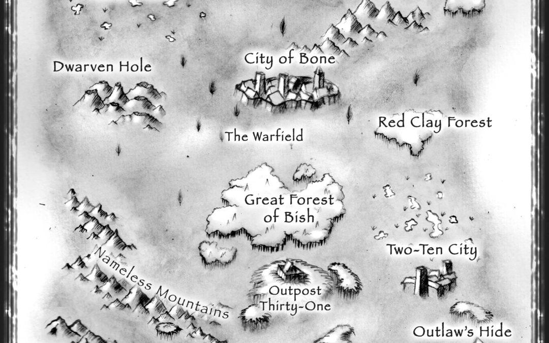 MAP OF BISH (HOME OF THE DARKSLAYER)